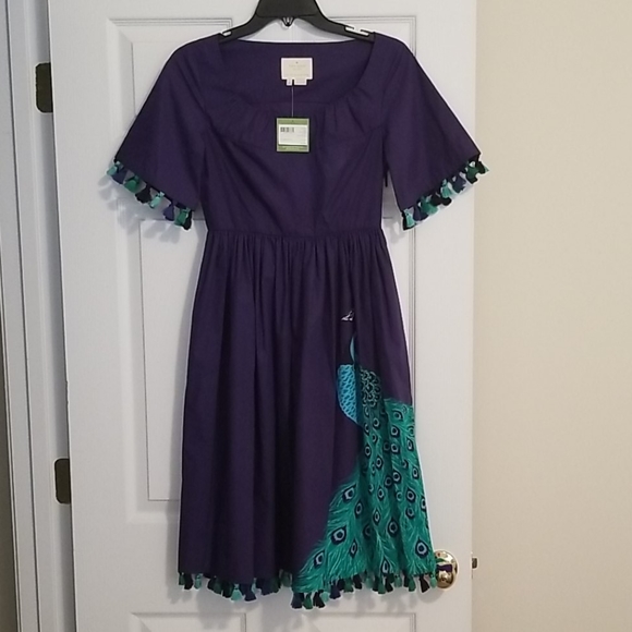 kate spade Dresses & Skirts - Kate Spade Poplin Peacock dress